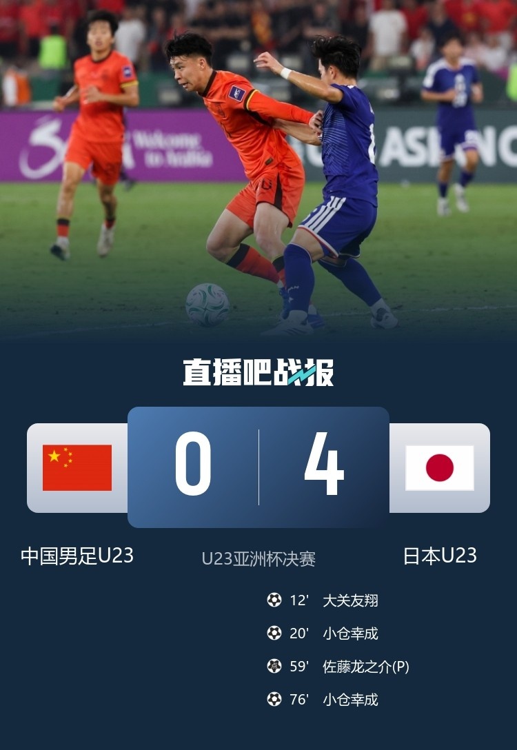 开云体育官网-苏东评U23国足：进入决赛已是奇迹，日本队让我们看到不足与差距